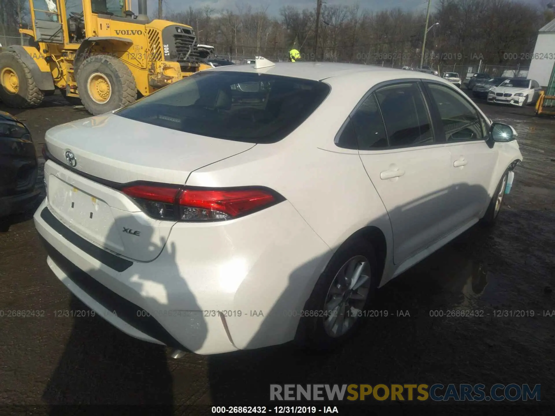 4 fotografías del automóvil dañado JTDFPRAE1LJ003900 TOYOTA COROLLA 2020