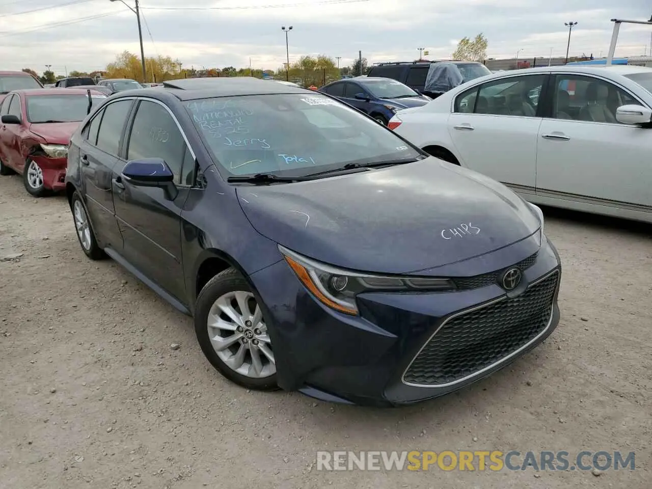 1 fotografías del automóvil dañado JTDFPRAE3LJ082776 TOYOTA COROLLA 2020