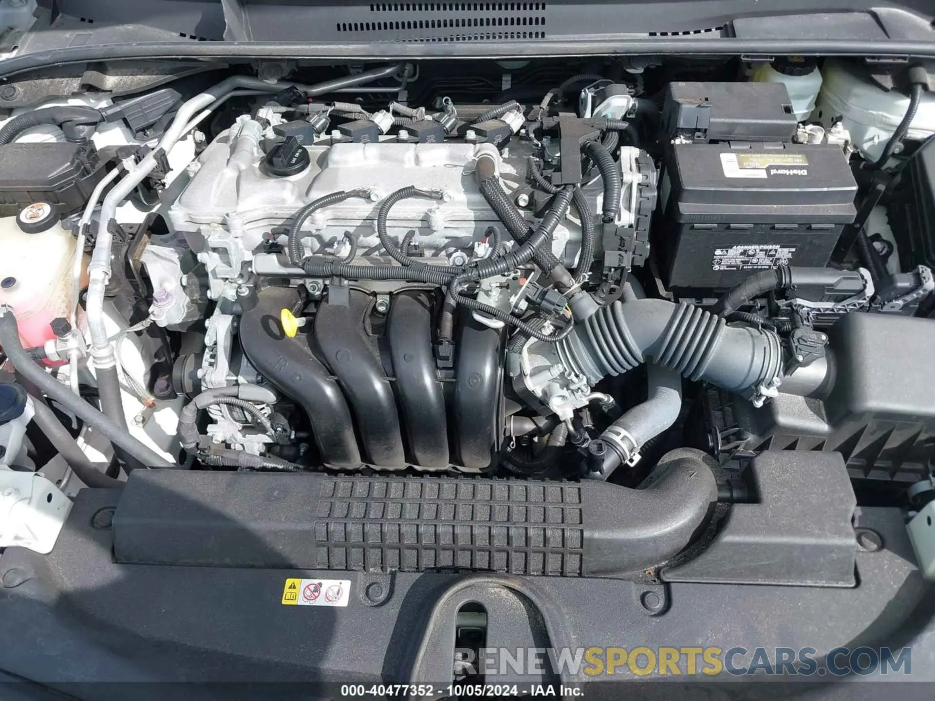 10 fotografías del automóvil dañado JTDFPRAE8LJ030253 TOYOTA COROLLA 2020