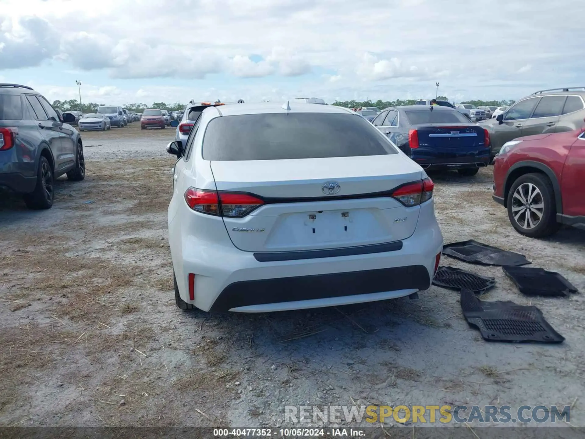 16 fotografías del automóvil dañado JTDFPRAE8LJ030253 TOYOTA COROLLA 2020