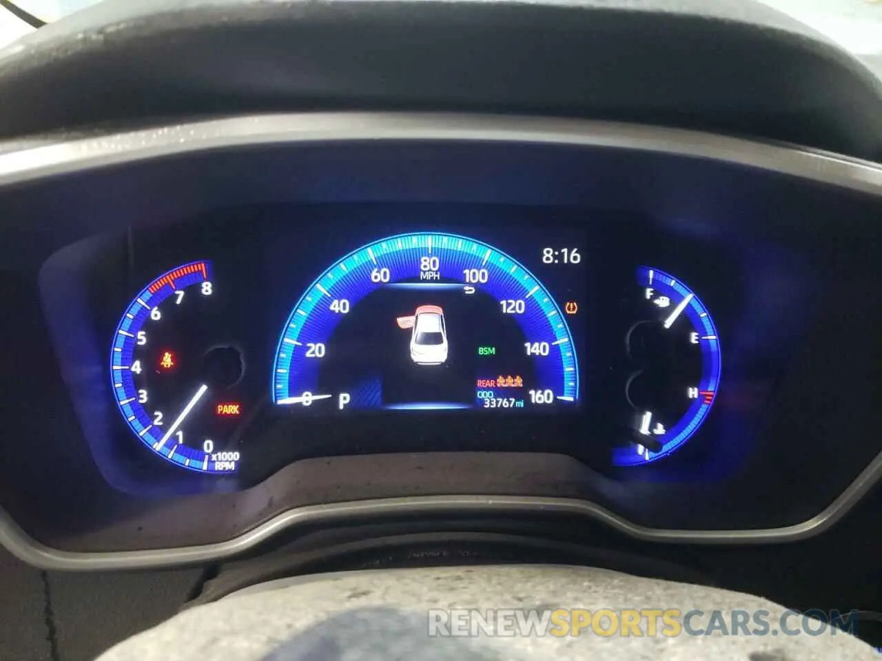 9 fotografías del automóvil dañado JTDFPRAE8LJ077007 TOYOTA COROLLA 2020