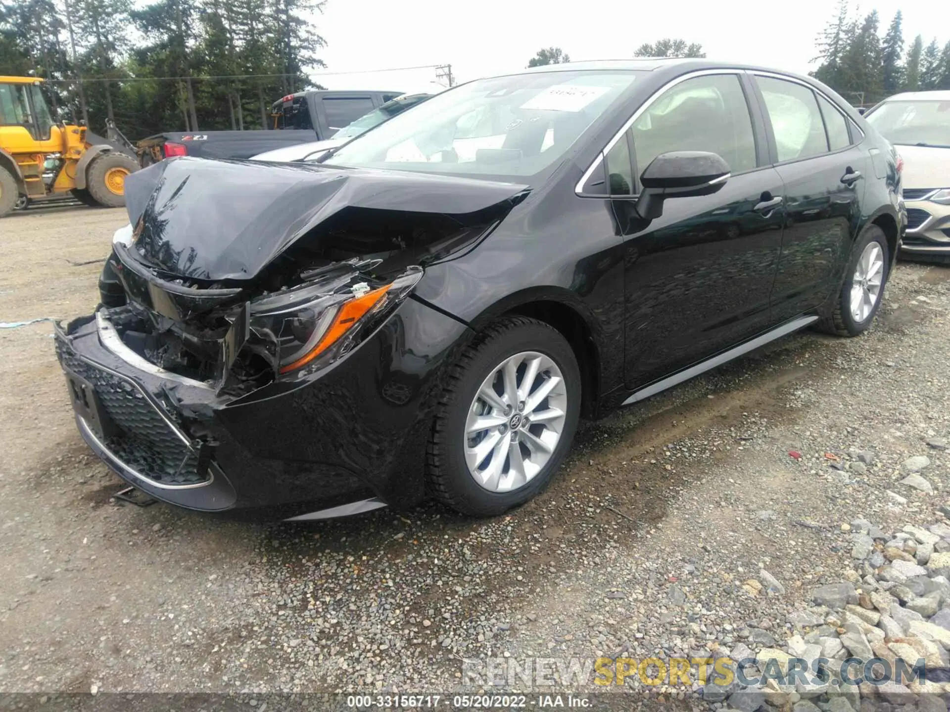 2 fotografías del automóvil dañado JTDFPRAEXLJ029895 TOYOTA COROLLA 2020
