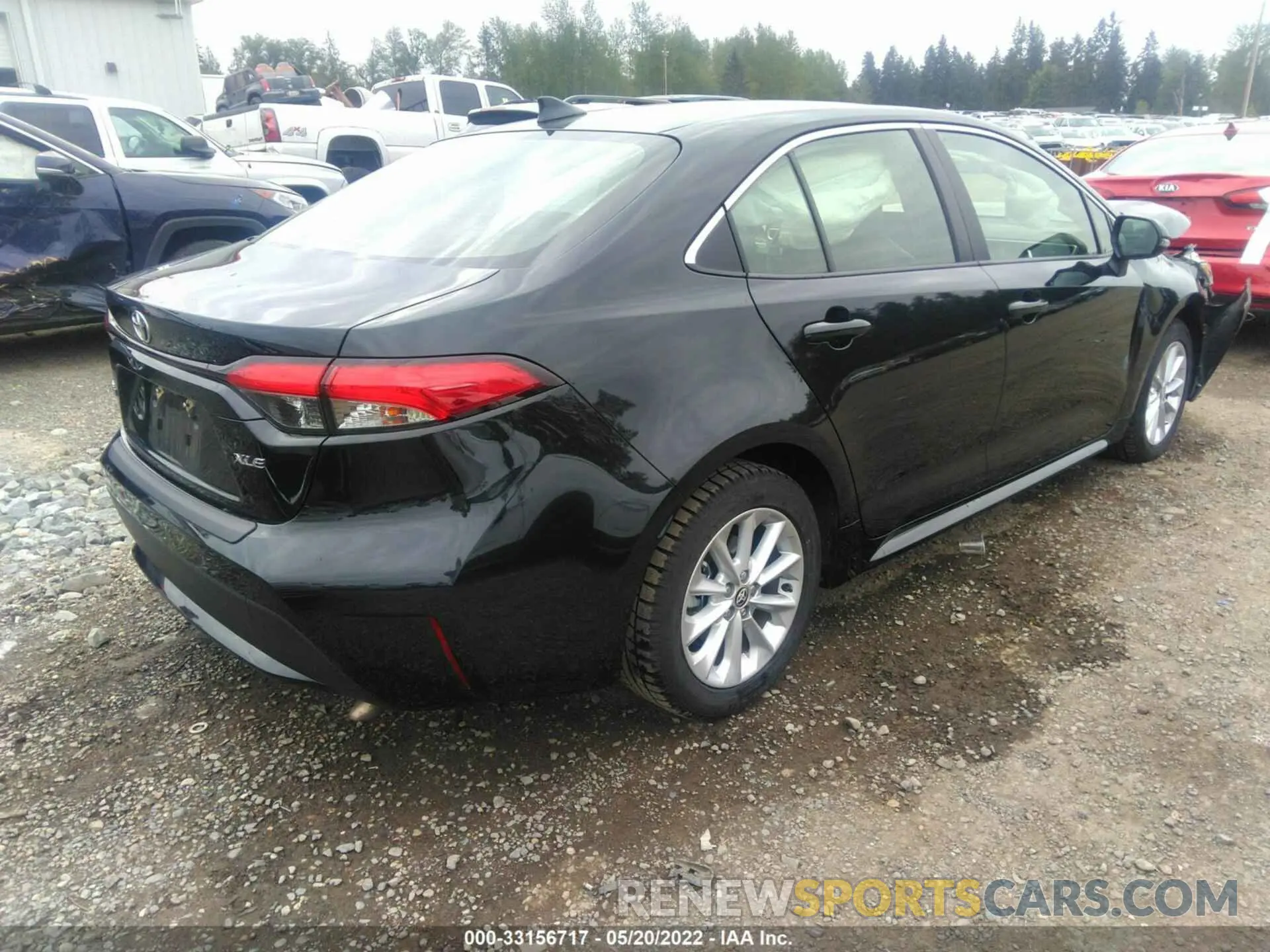 4 fotografías del automóvil dañado JTDFPRAEXLJ029895 TOYOTA COROLLA 2020
