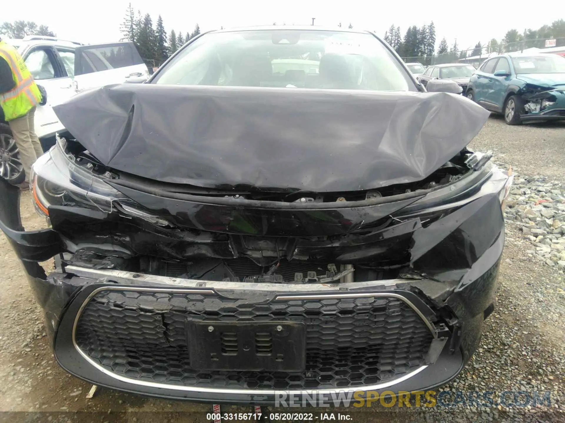 6 fotografías del automóvil dañado JTDFPRAEXLJ029895 TOYOTA COROLLA 2020