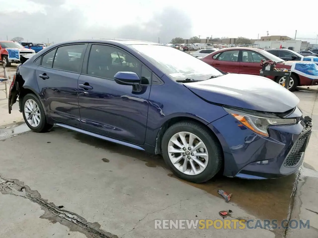 4 fotografías del automóvil dañado JTDHPRAE0LJ016565 TOYOTA COROLLA 2020