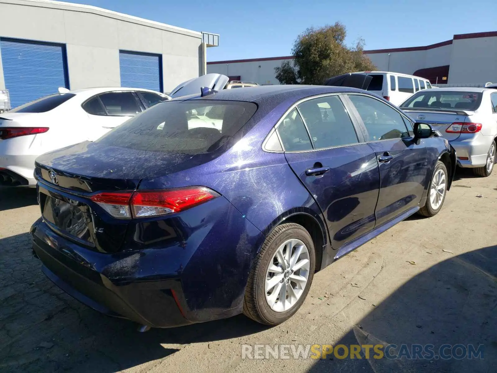 4 fotografías del automóvil dañado JTDHPRAE0LJ026657 TOYOTA COROLLA 2020