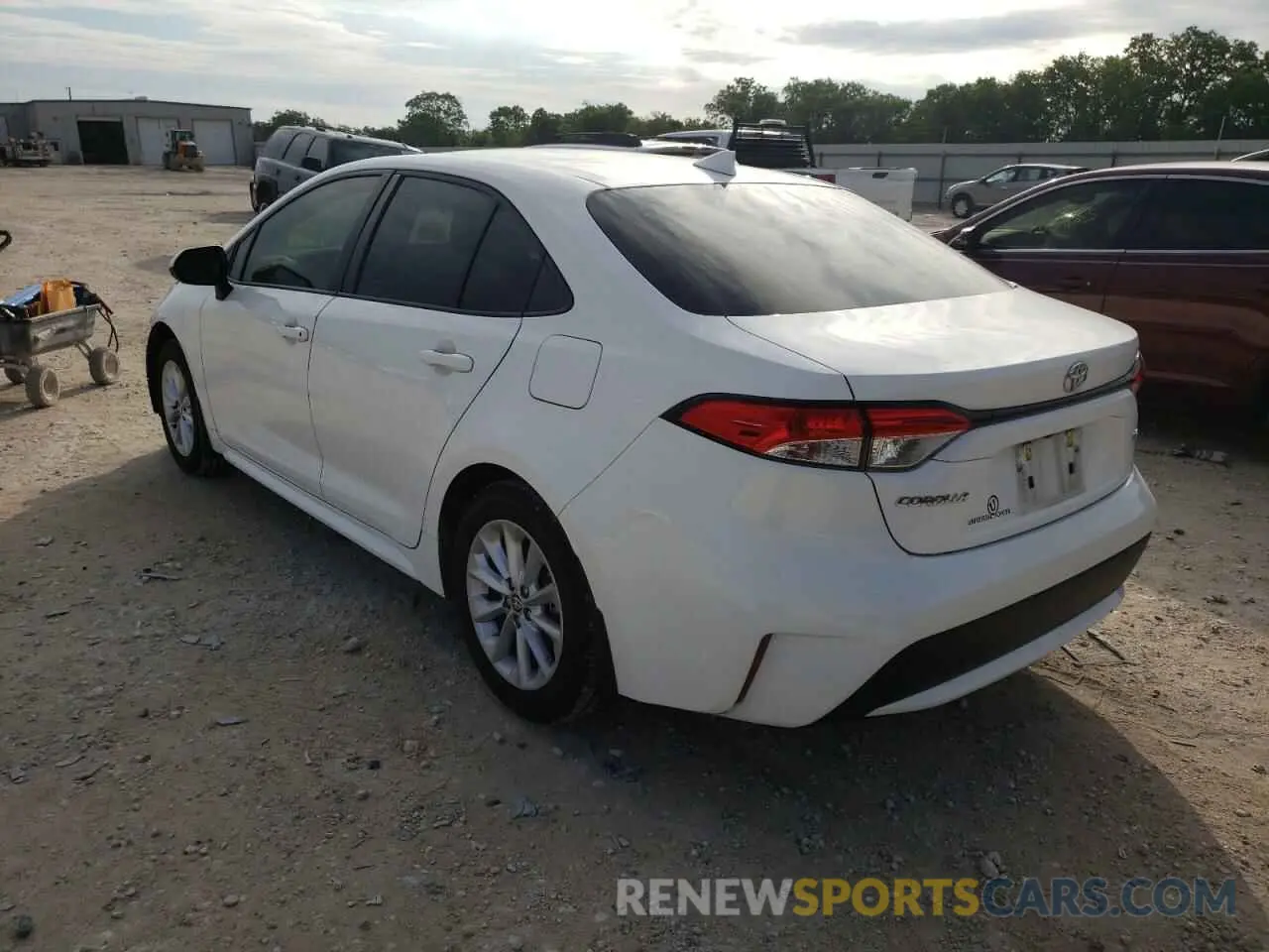 3 fotografías del automóvil dañado JTDHPRAE0LJ049307 TOYOTA COROLLA 2020