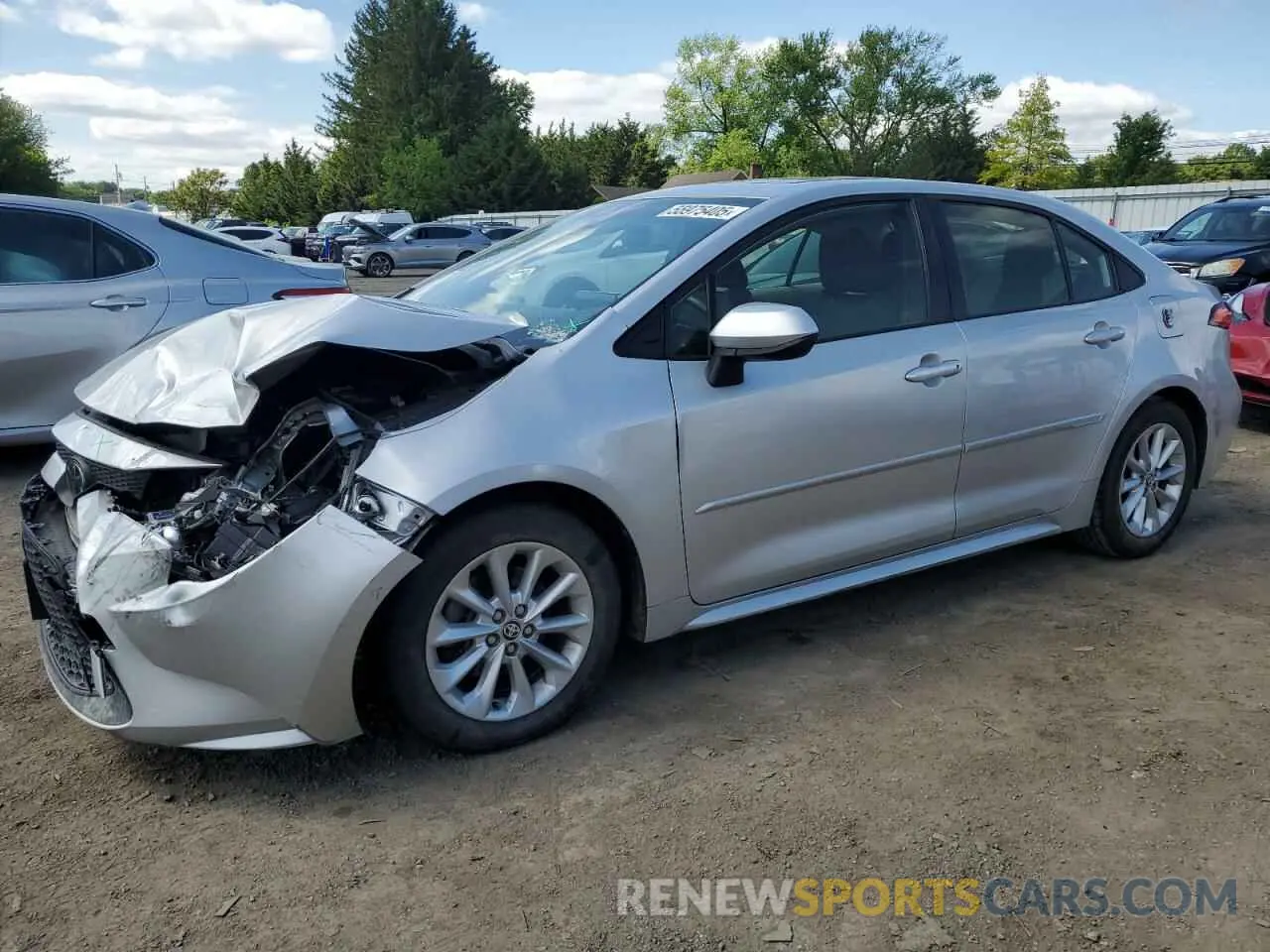 1 fotografías del automóvil dañado JTDHPRAE0LJ060386 TOYOTA COROLLA 2020