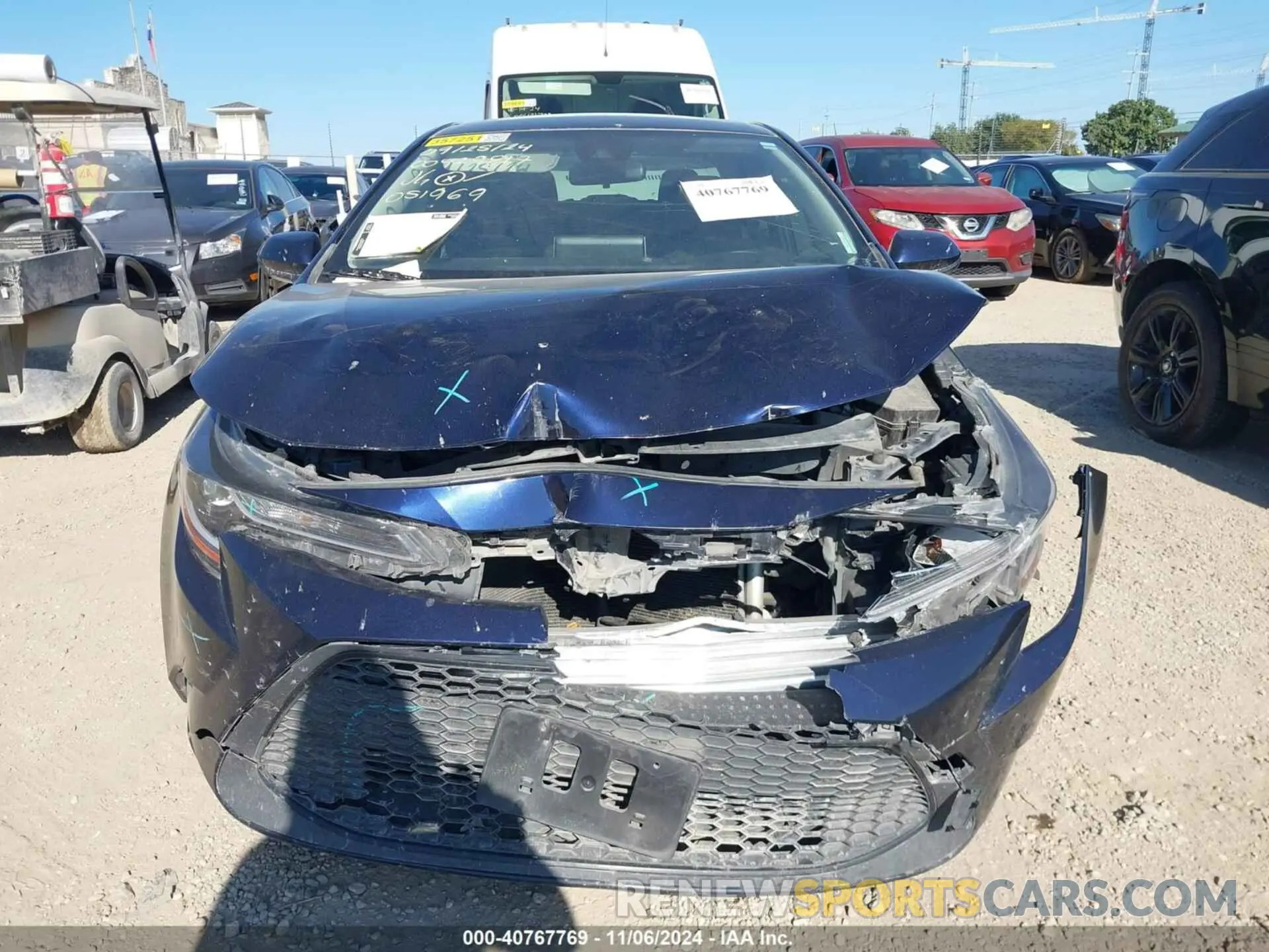 12 fotografías del automóvil dañado JTDHPRAE1LJ051969 TOYOTA COROLLA 2020