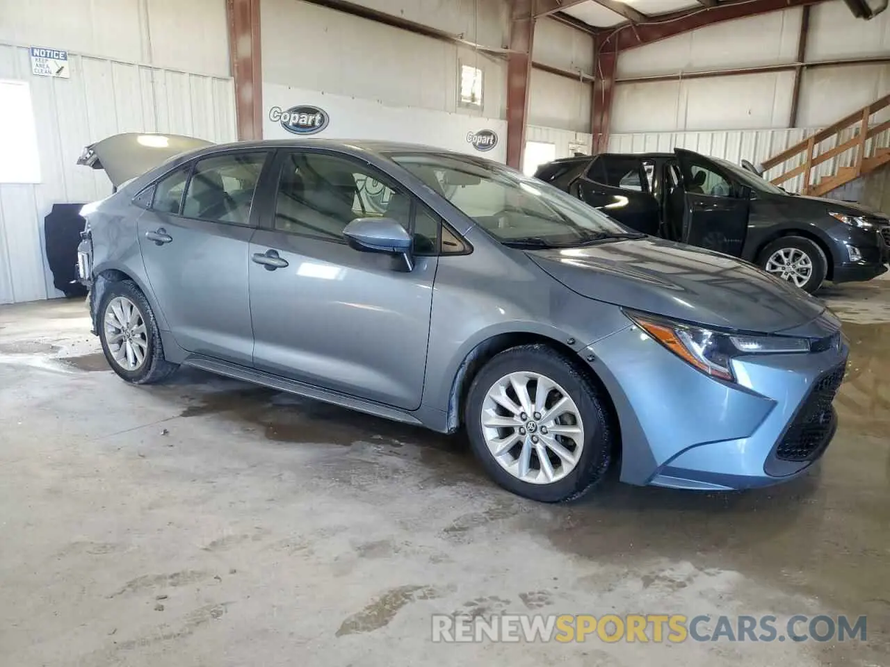 4 fotografías del automóvil dañado JTDHPRAE2LJ011190 TOYOTA COROLLA 2020