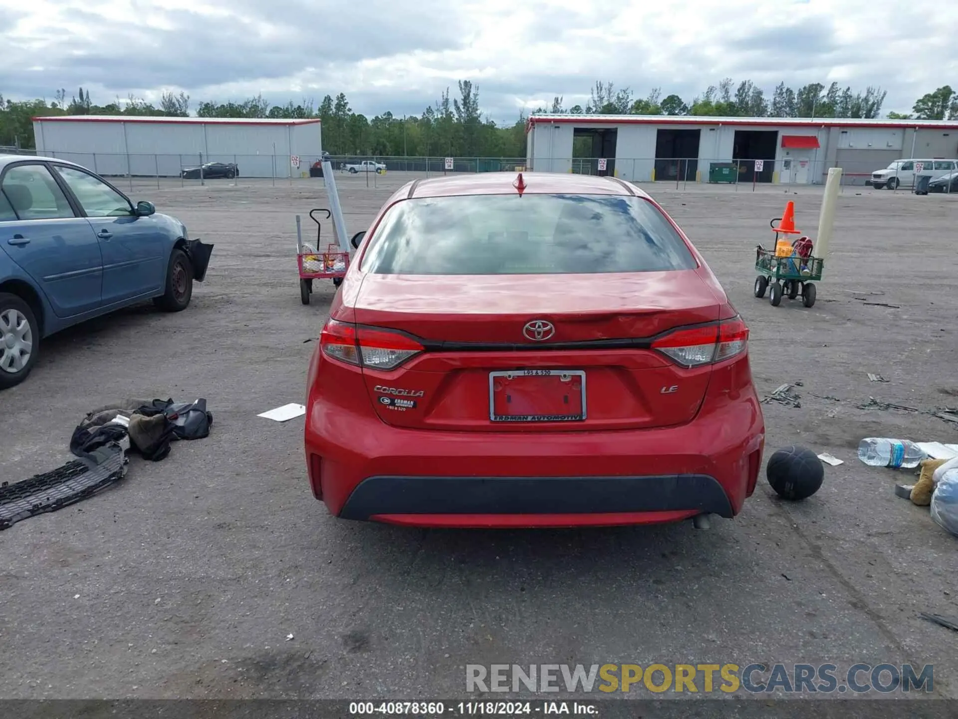 16 fotografías del automóvil dañado JTDHPRAE3LJ006984 TOYOTA COROLLA 2020