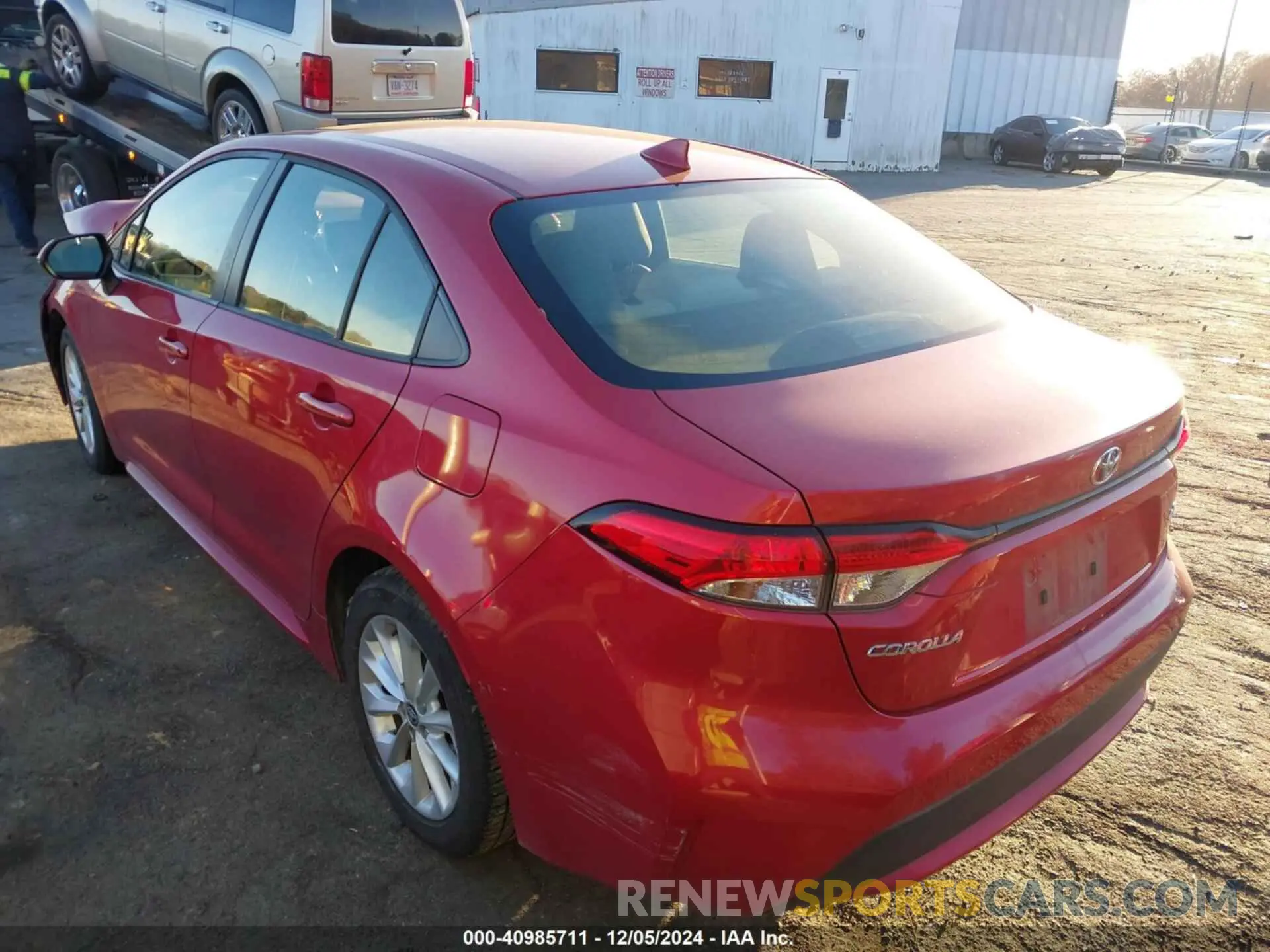3 fotografías del automóvil dañado JTDHPRAE4LJ006847 TOYOTA COROLLA 2020