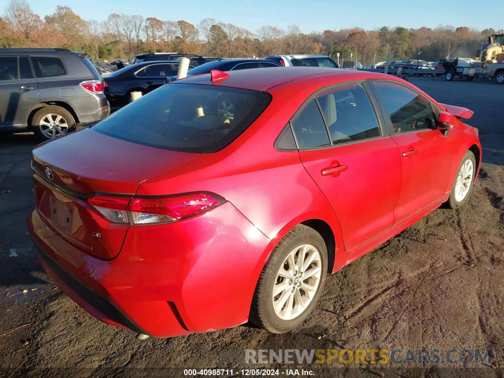 4 fotografías del automóvil dañado JTDHPRAE4LJ006847 TOYOTA COROLLA 2020