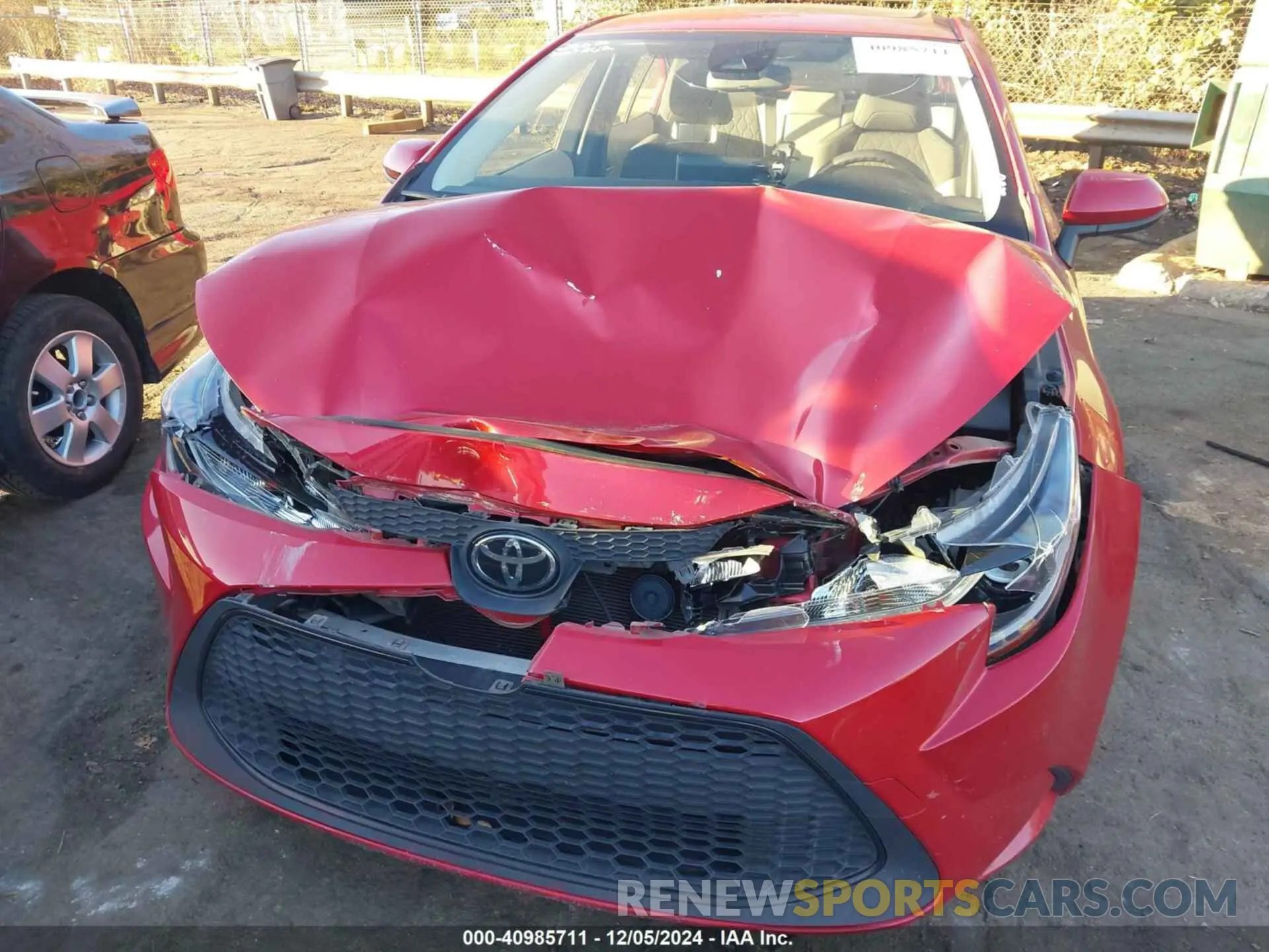 6 fotografías del automóvil dañado JTDHPRAE4LJ006847 TOYOTA COROLLA 2020