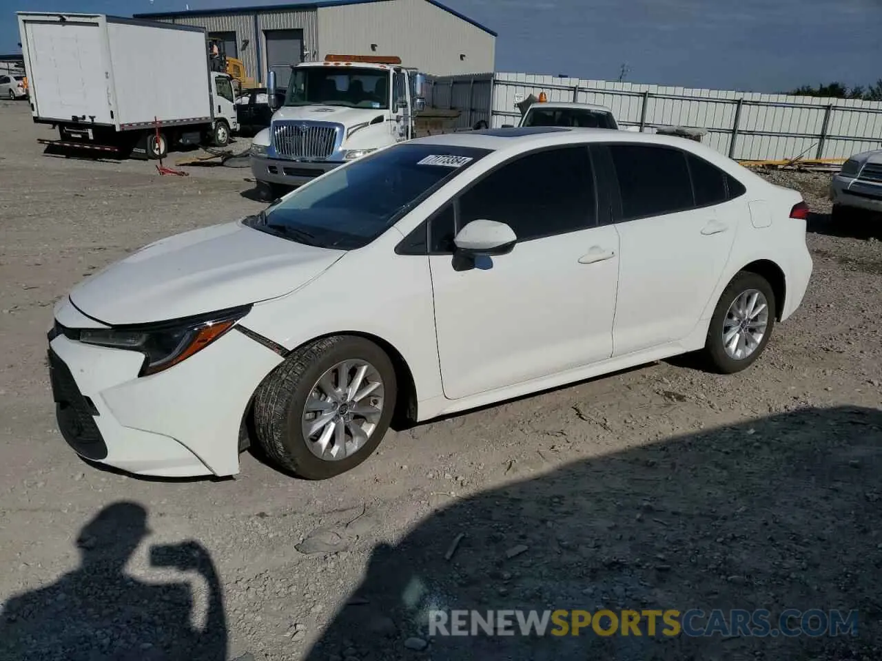 1 fotografías del automóvil dañado JTDHPRAE4LJ070208 TOYOTA COROLLA 2020