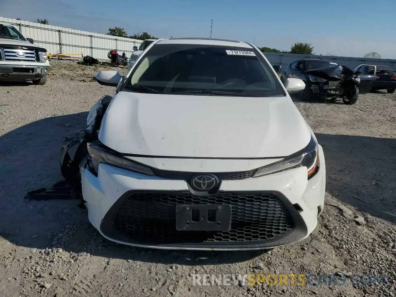 5 fotografías del automóvil dañado JTDHPRAE4LJ070208 TOYOTA COROLLA 2020
