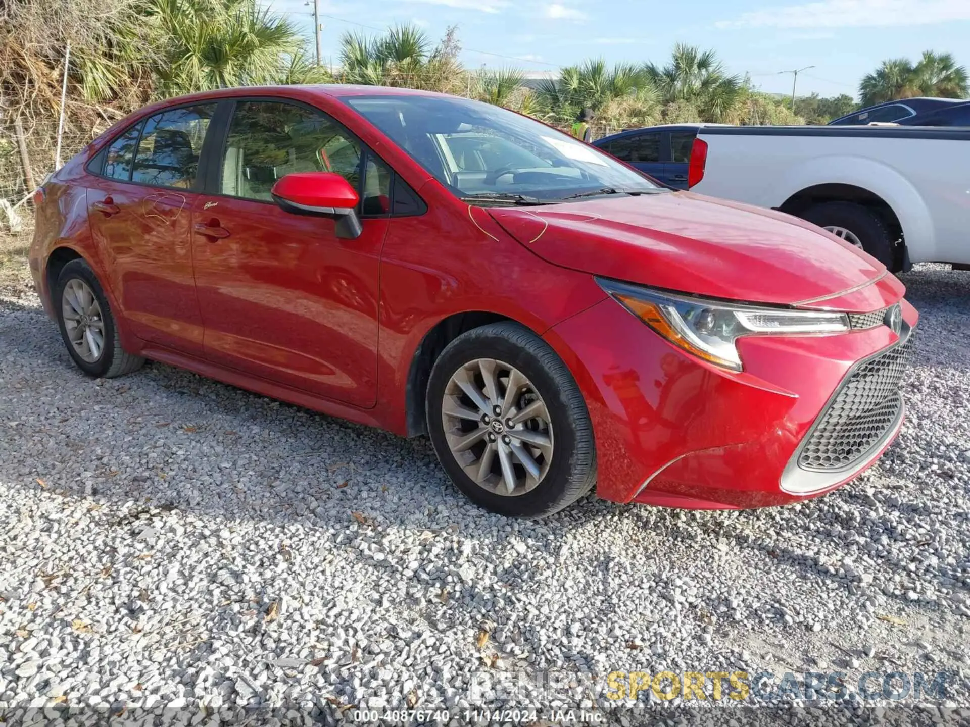 1 fotografías del automóvil dañado JTDHPRAE6LJ008826 TOYOTA COROLLA 2020