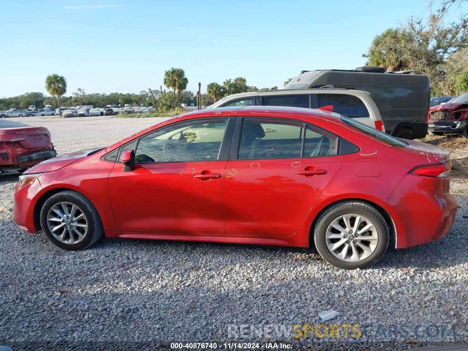 13 fotografías del automóvil dañado JTDHPRAE6LJ008826 TOYOTA COROLLA 2020