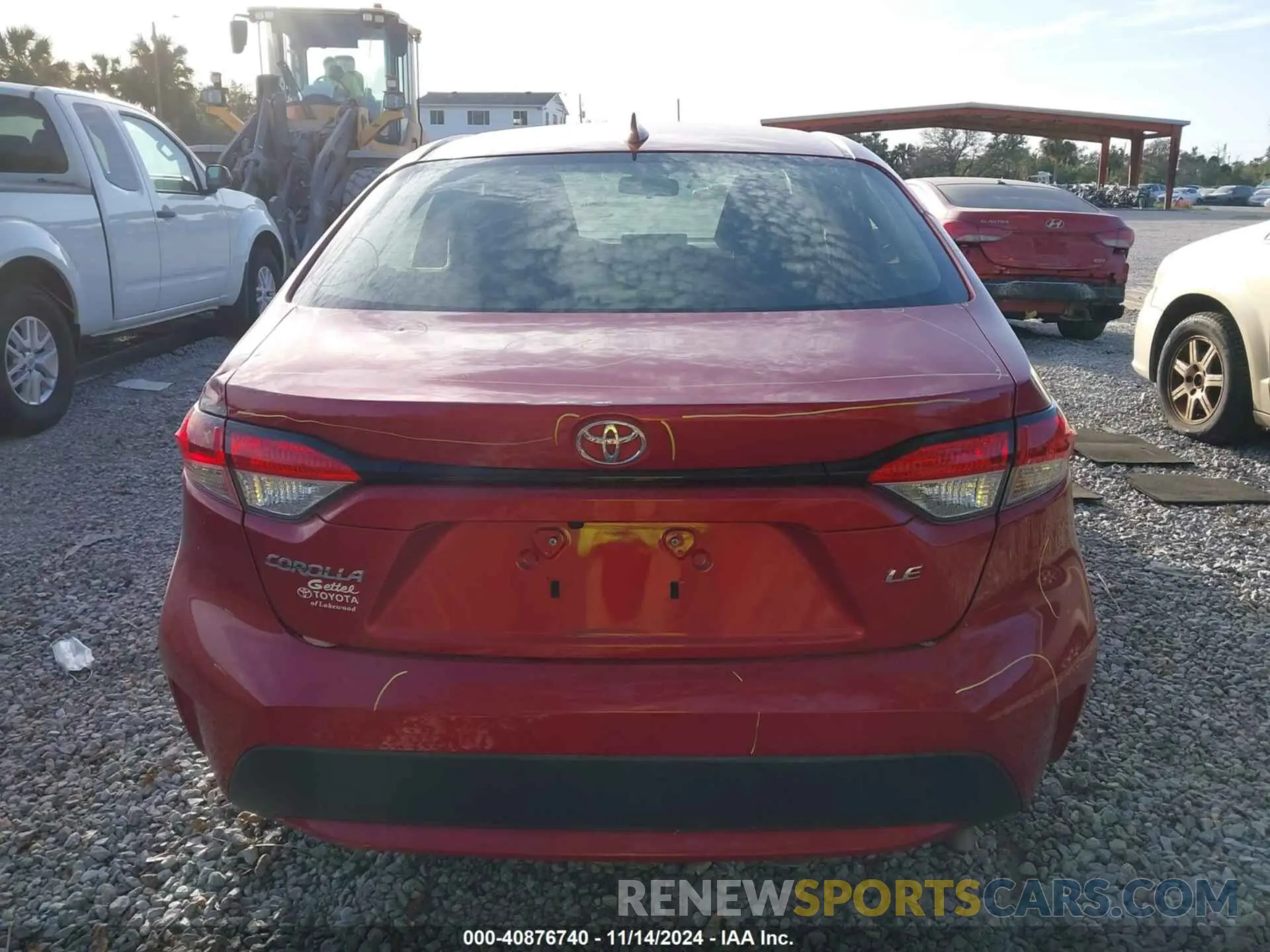 15 fotografías del automóvil dañado JTDHPRAE6LJ008826 TOYOTA COROLLA 2020