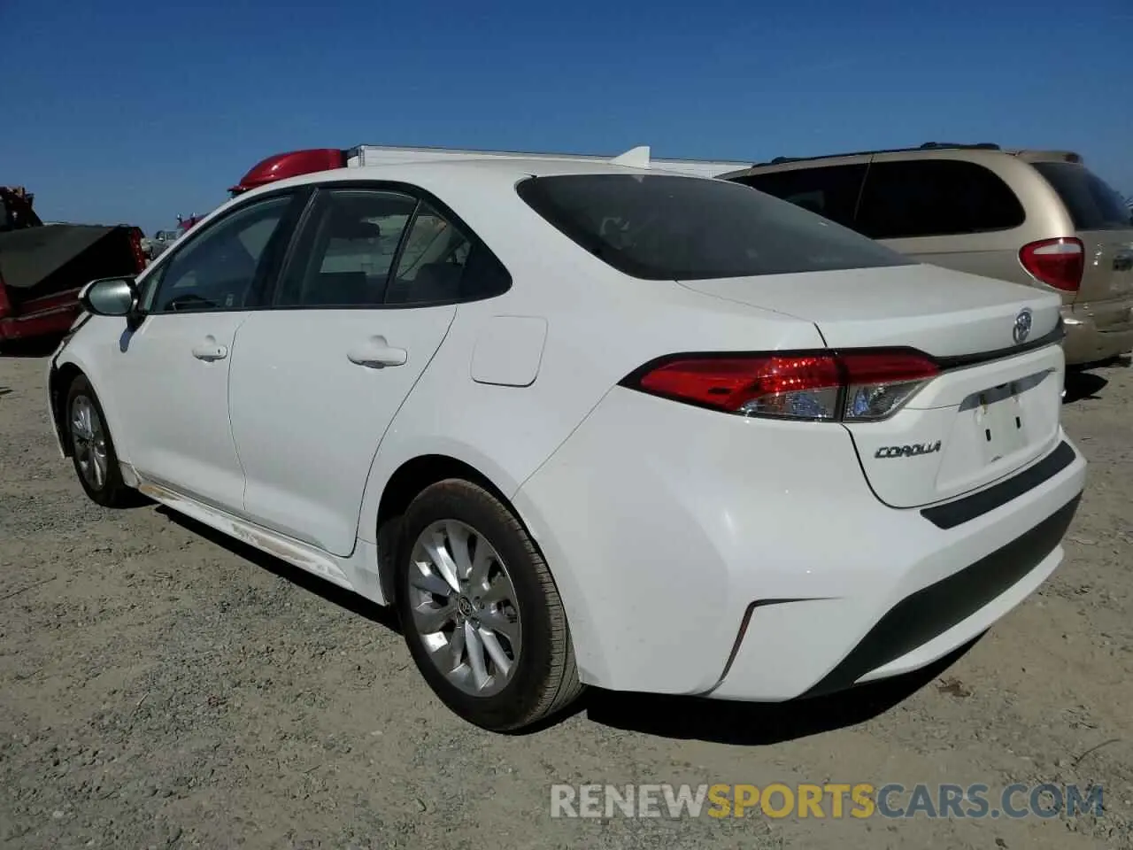 2 fotografías del automóvil dañado JTDHPRAE6LJ012942 TOYOTA COROLLA 2020