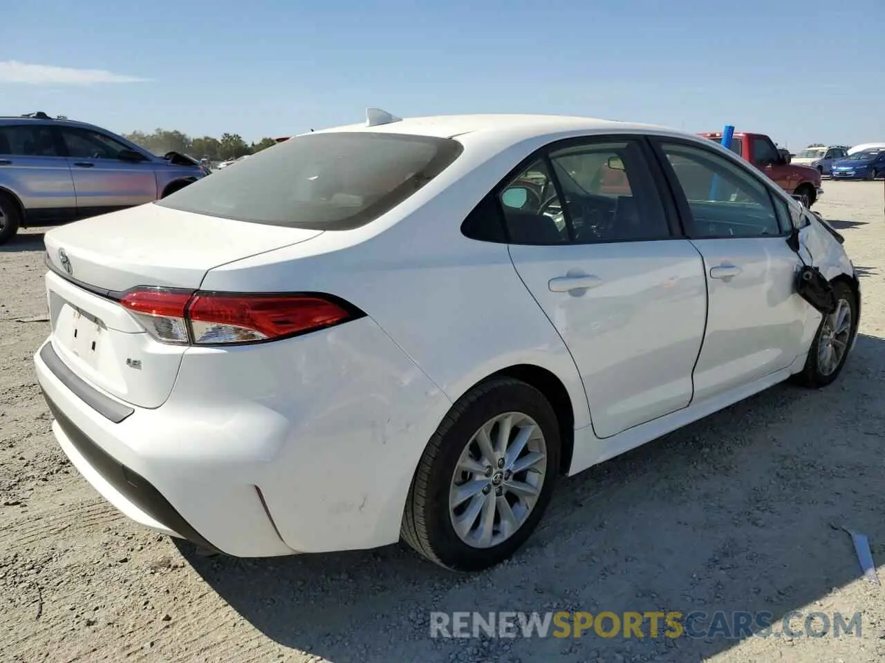 3 fotografías del automóvil dañado JTDHPRAE6LJ012942 TOYOTA COROLLA 2020