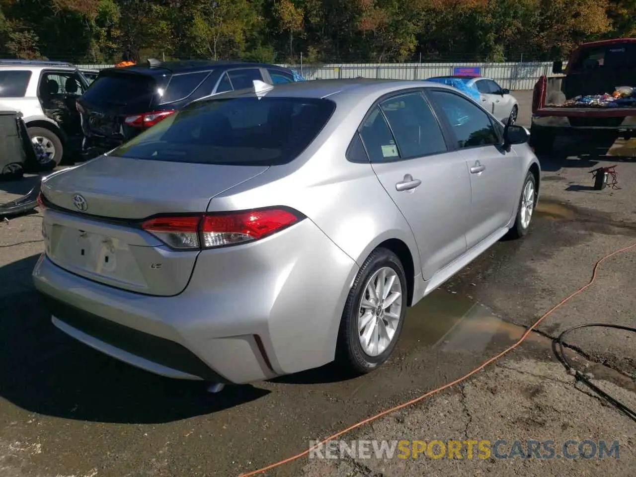 4 fotografías del automóvil dañado JTDHPRAE7LJ010102 TOYOTA COROLLA 2020