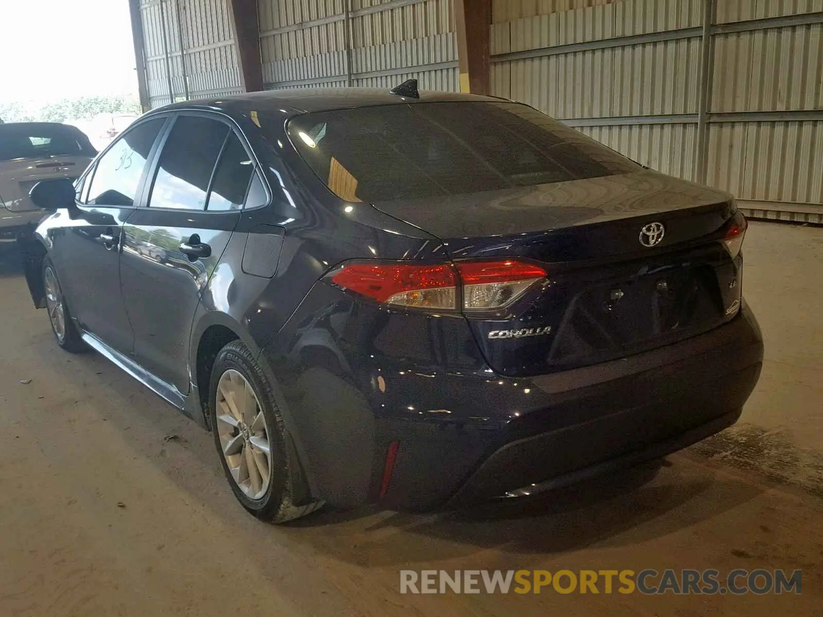 3 fotografías del automóvil dañado JTDHPRAE7LJ039454 TOYOTA COROLLA 2020
