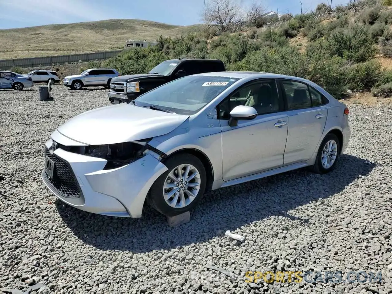 1 fotografías del automóvil dañado JTDHPRAE8LJ015115 TOYOTA COROLLA 2020