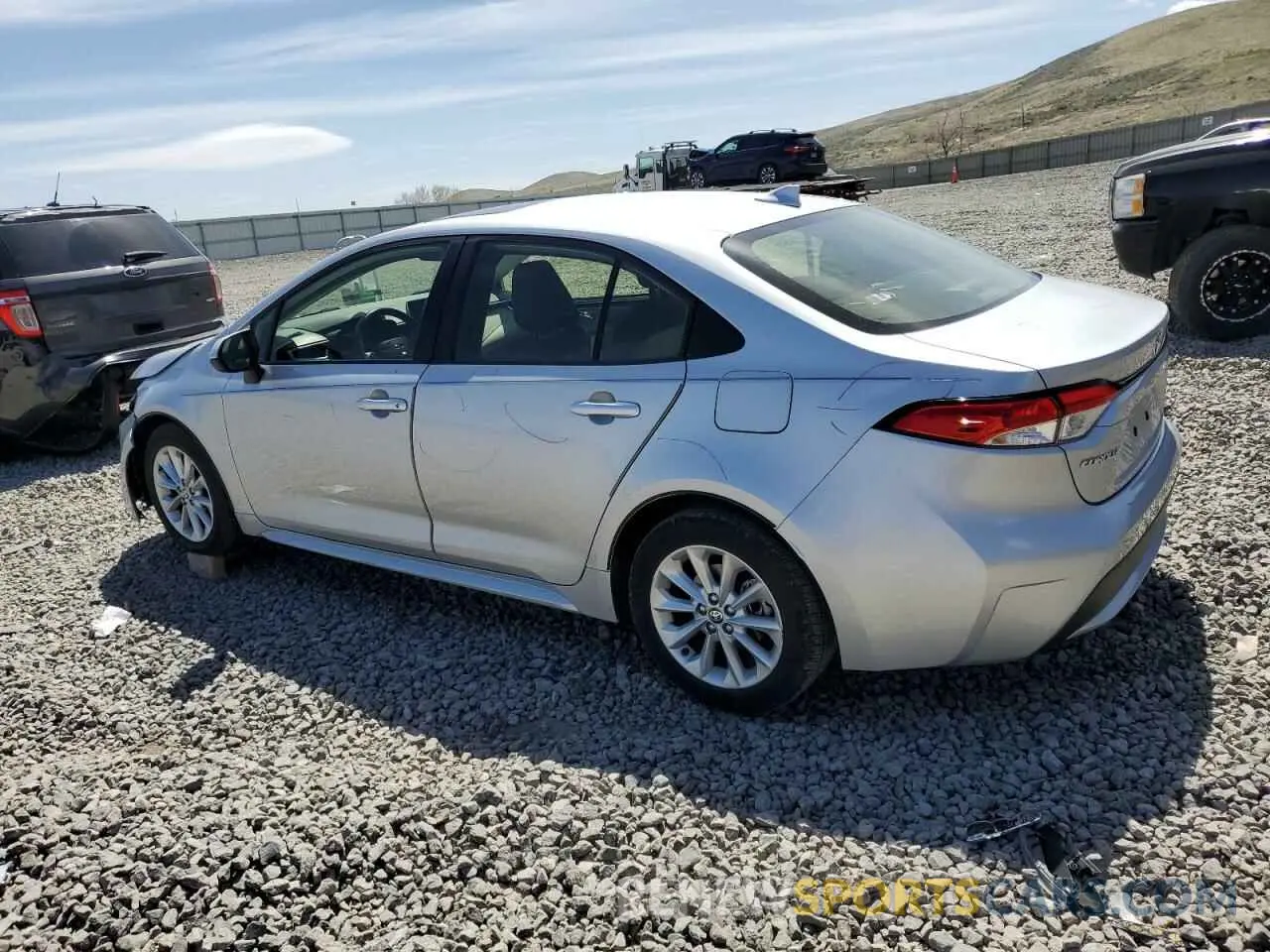 2 fotografías del automóvil dañado JTDHPRAE8LJ015115 TOYOTA COROLLA 2020
