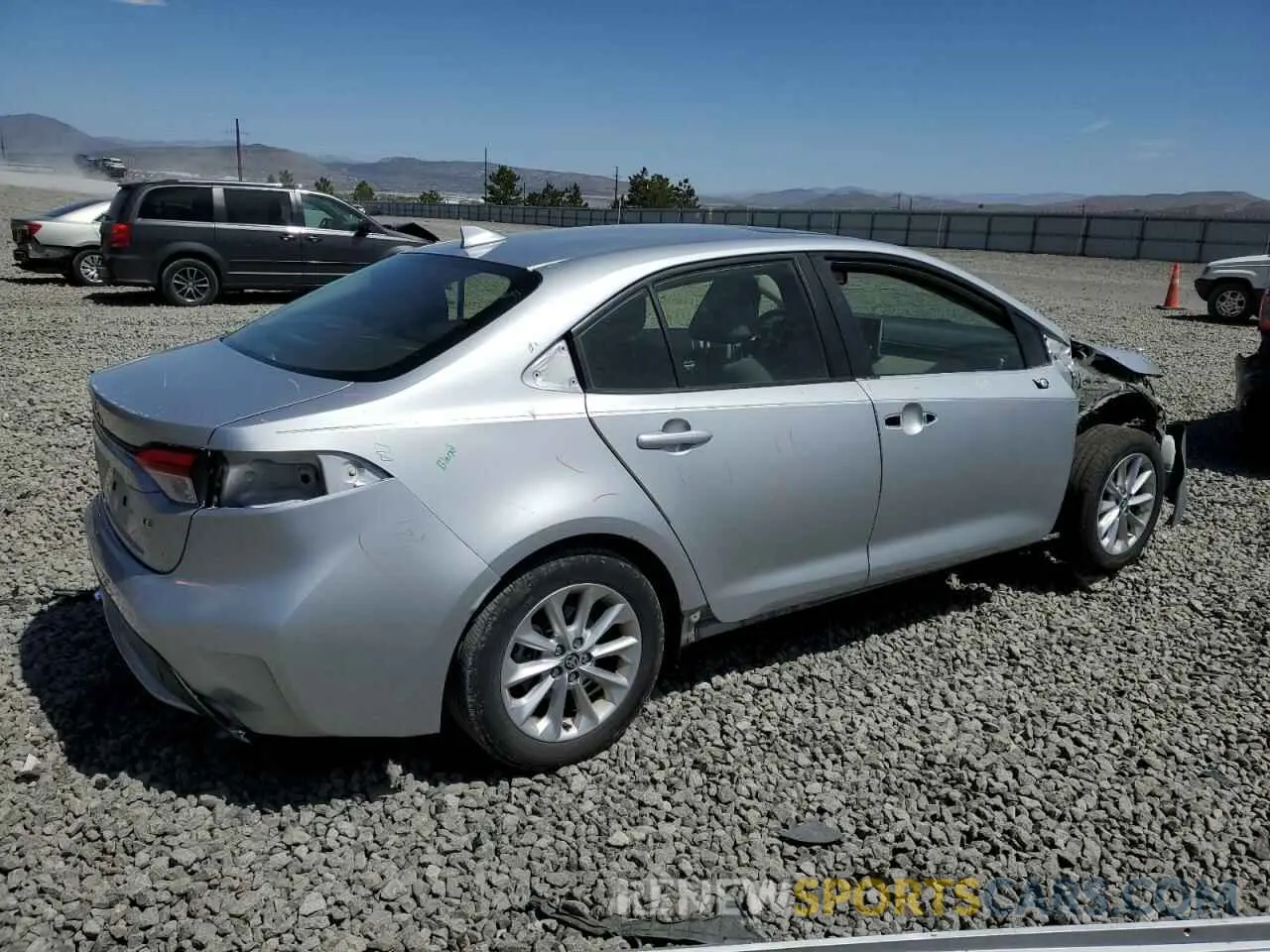 3 fotografías del automóvil dañado JTDHPRAE8LJ015115 TOYOTA COROLLA 2020