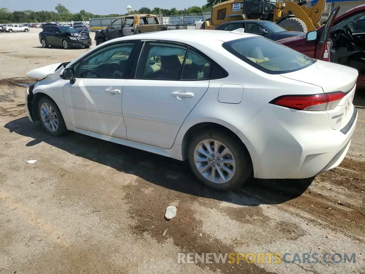 2 fotografías del automóvil dañado JTDHPRAE8LJ072835 TOYOTA COROLLA 2020
