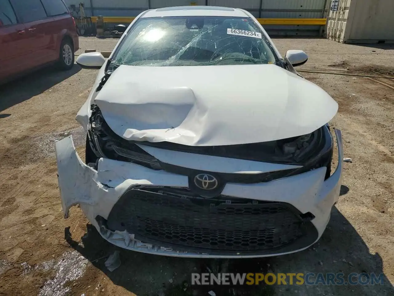 5 fotografías del automóvil dañado JTDHPRAE8LJ072835 TOYOTA COROLLA 2020