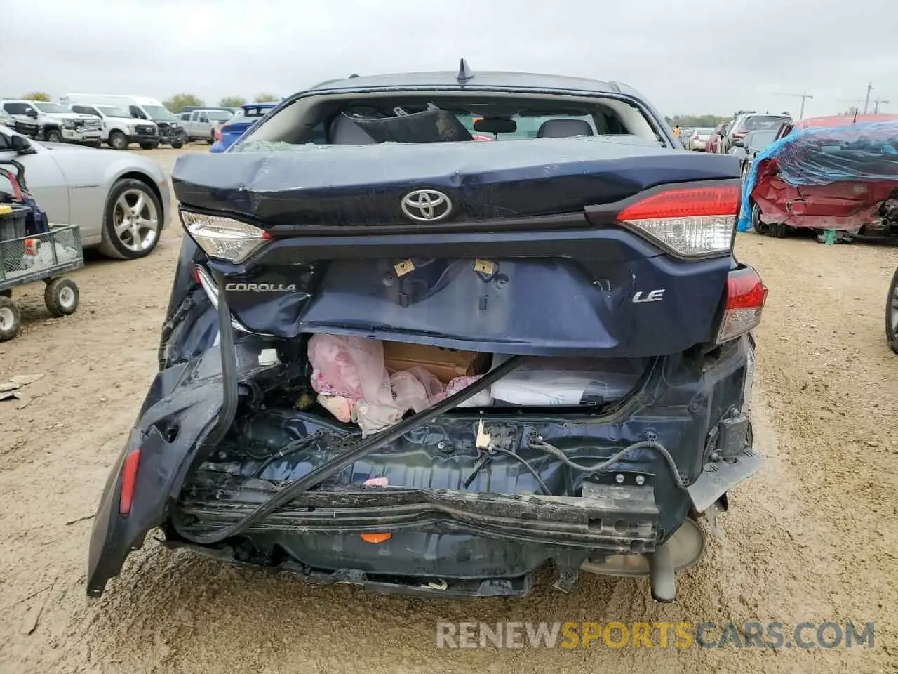 6 fotografías del automóvil dañado JTDHPRAE9LJ001319 TOYOTA COROLLA 2020