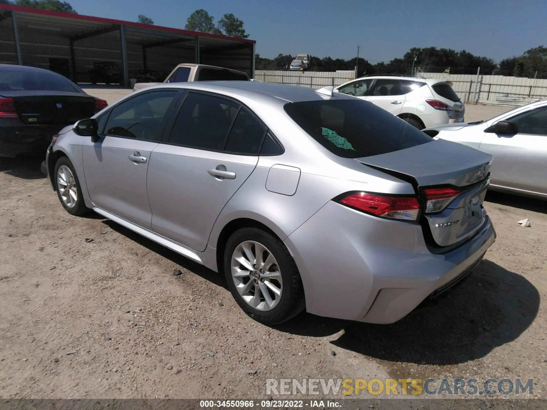 3 fotografías del automóvil dañado JTDHPRAEXLJ000549 TOYOTA COROLLA 2020