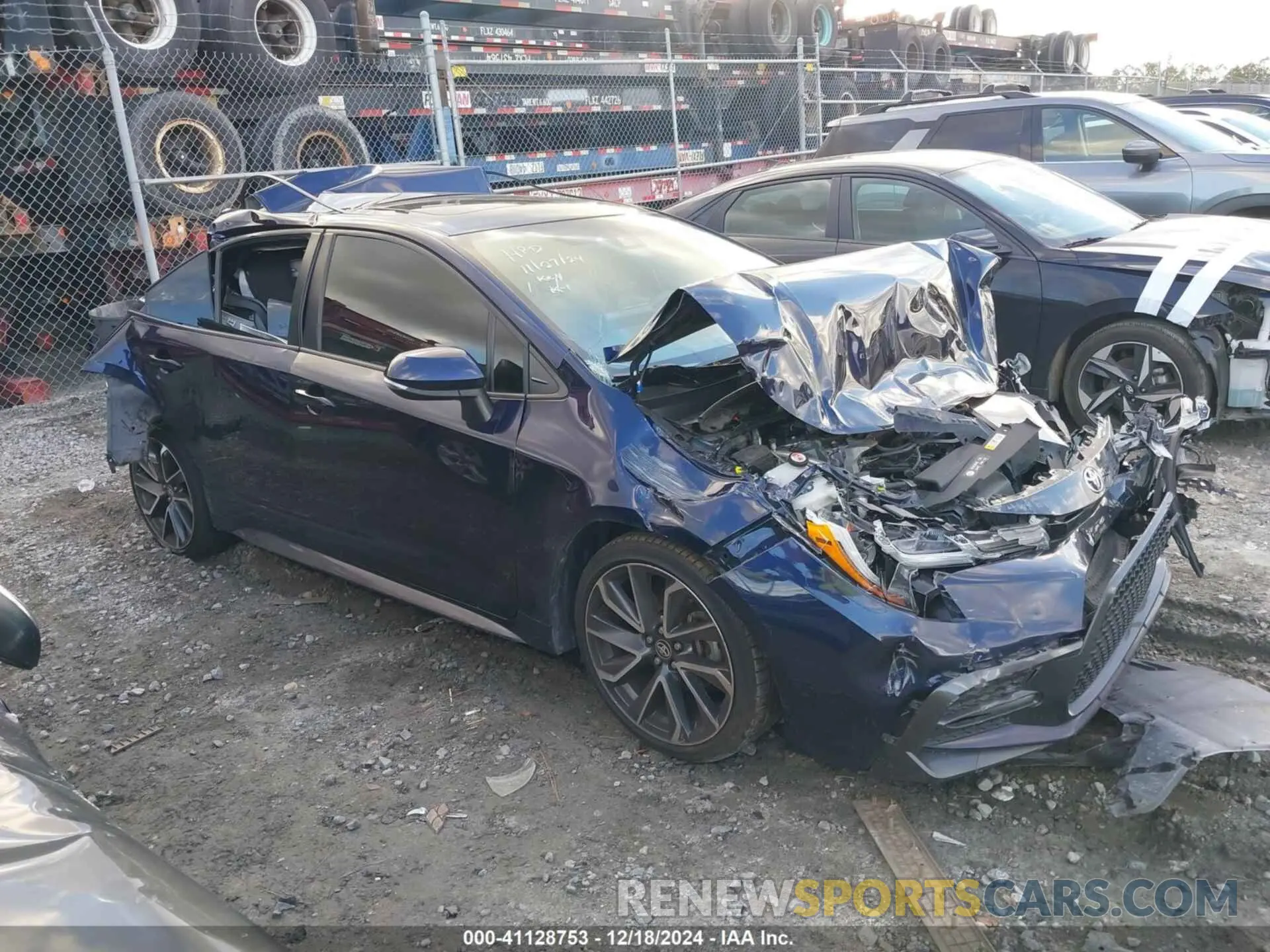 12 fotografías del automóvil dañado JTDM4RCE3LJ051119 TOYOTA COROLLA 2020