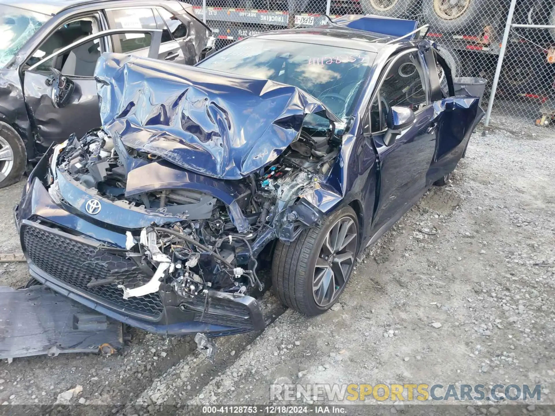 2 fotografías del automóvil dañado JTDM4RCE3LJ051119 TOYOTA COROLLA 2020