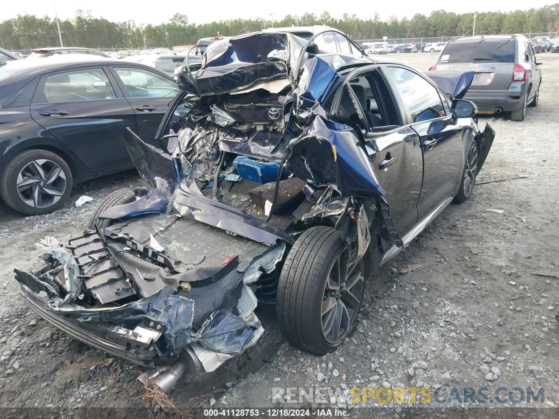 4 fotografías del automóvil dañado JTDM4RCE3LJ051119 TOYOTA COROLLA 2020