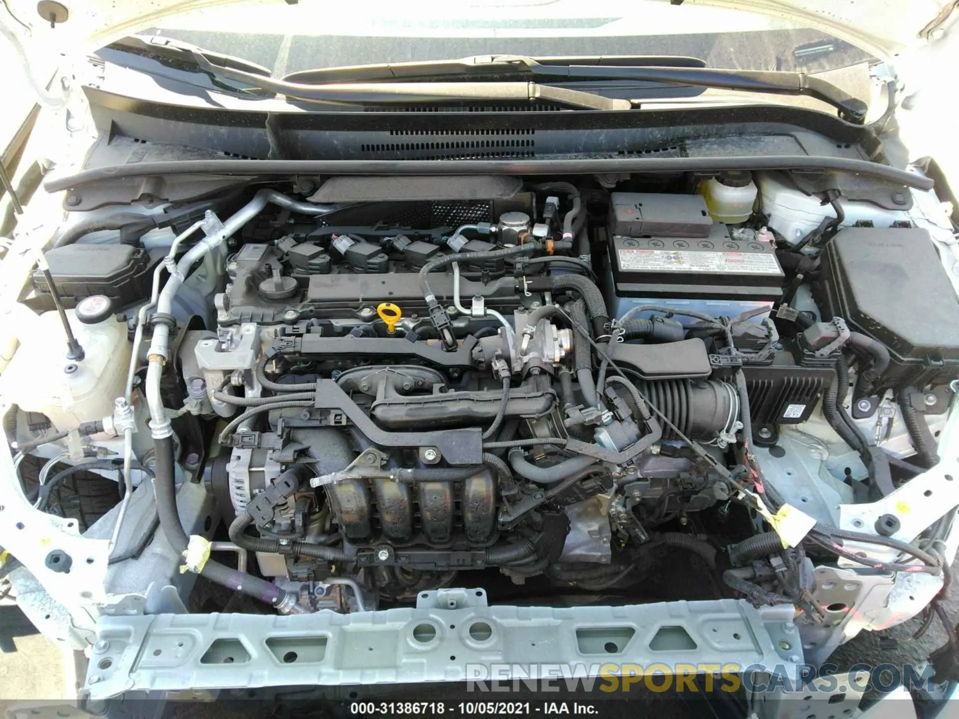 10 fotografías del automóvil dañado JTDM4RCE6LJ035321 TOYOTA COROLLA 2020
