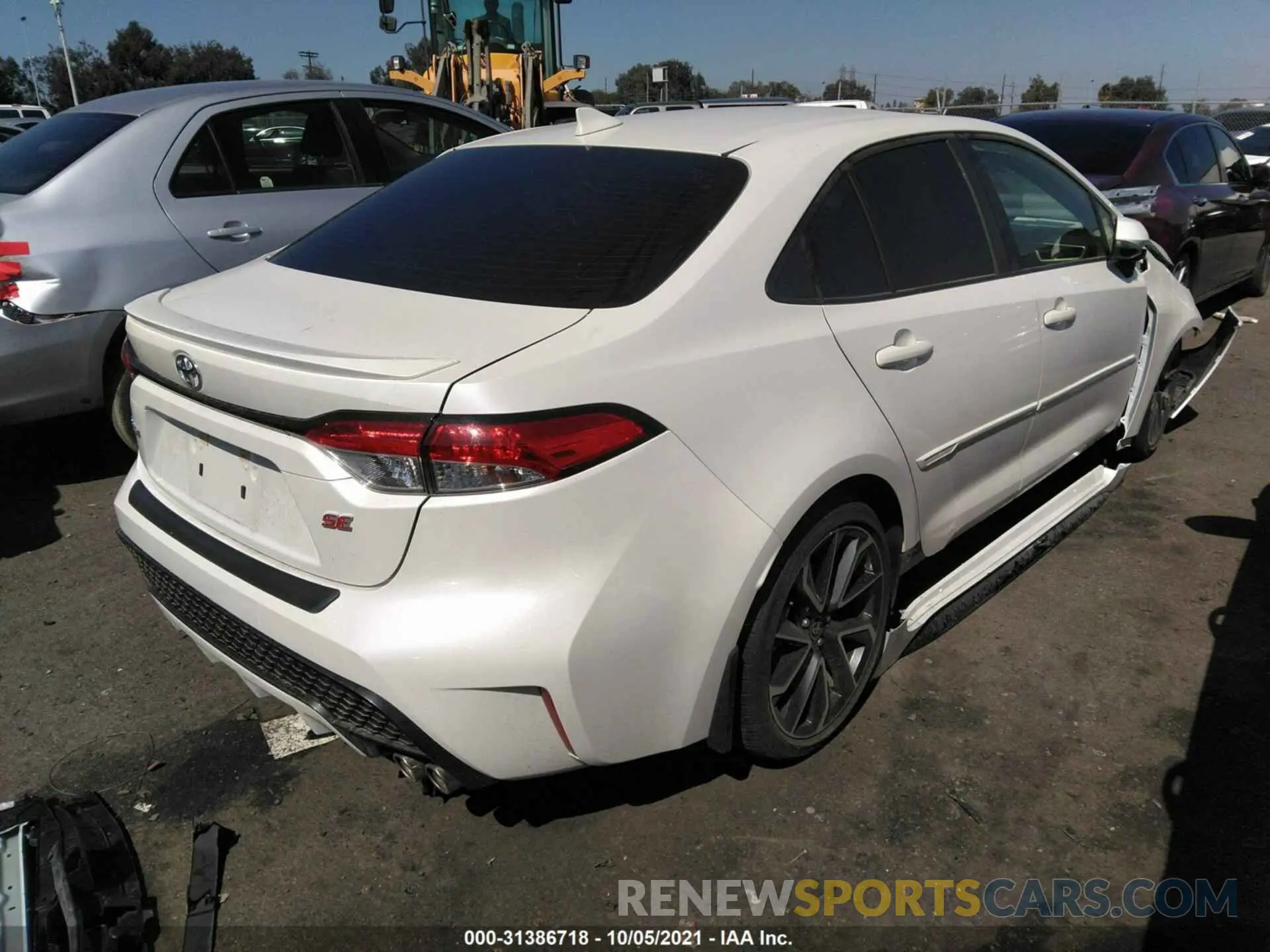 4 fotografías del automóvil dañado JTDM4RCE6LJ035321 TOYOTA COROLLA 2020