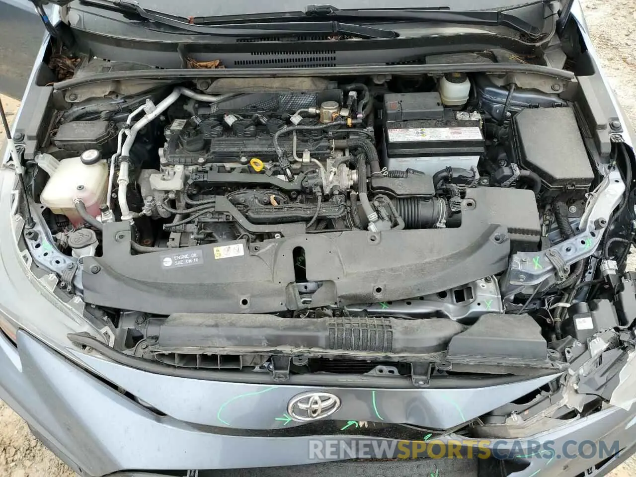 11 fotografías del automóvil dañado JTDM4RCE9LJ052422 TOYOTA COROLLA 2020