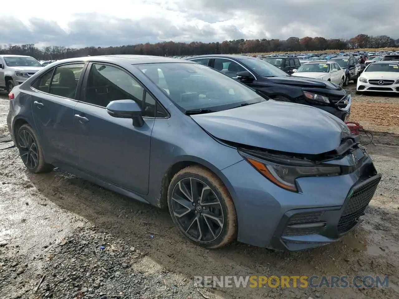 4 fotografías del automóvil dañado JTDM4RCE9LJ052422 TOYOTA COROLLA 2020