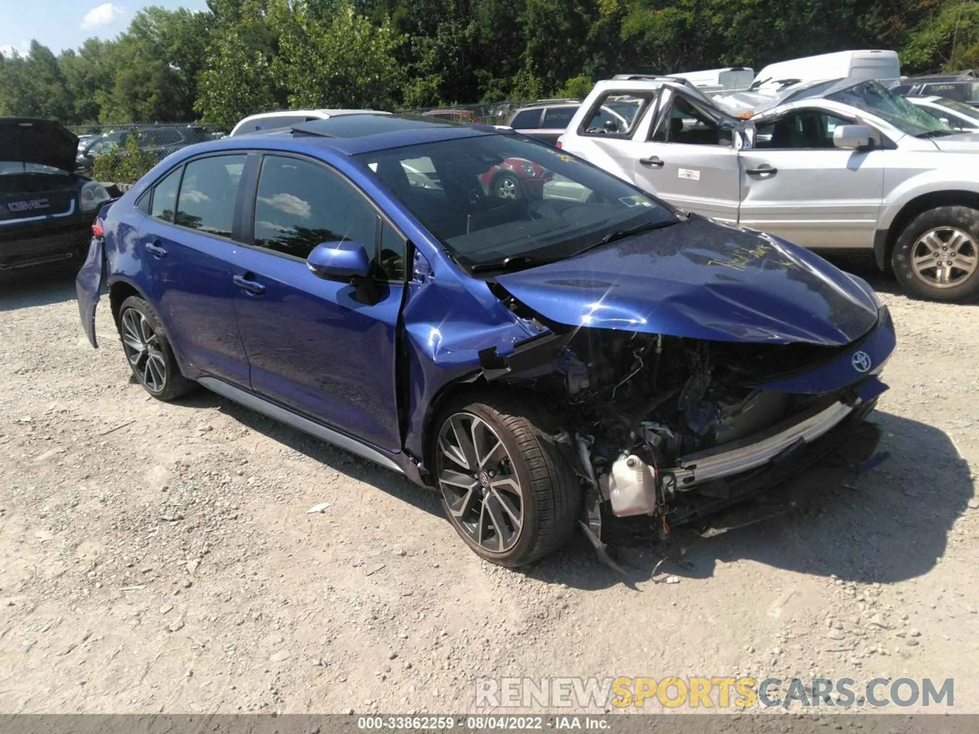 1 fotografías del automóvil dañado JTDM4RCEXLJ016867 TOYOTA COROLLA 2020