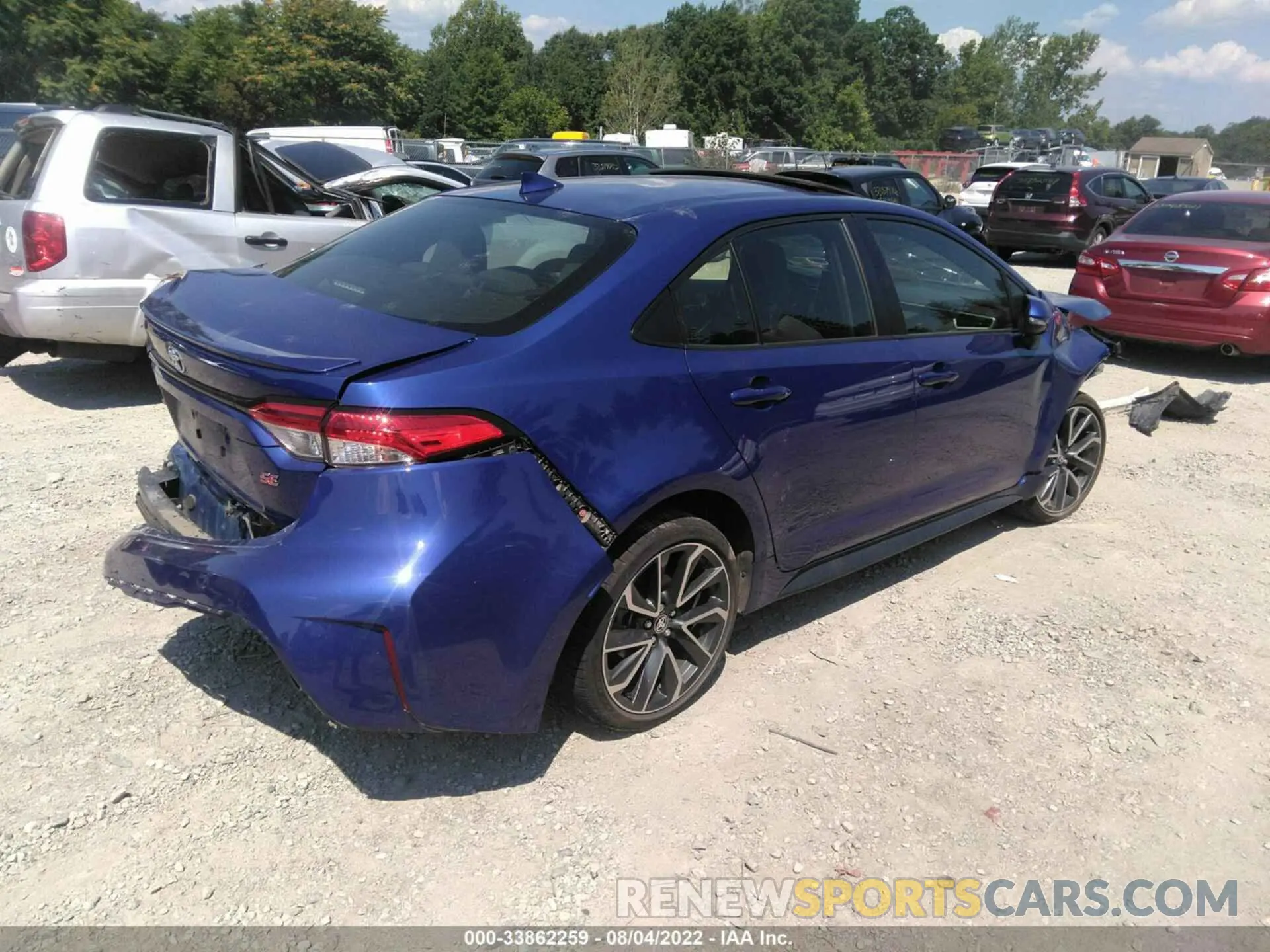 4 fotografías del automóvil dañado JTDM4RCEXLJ016867 TOYOTA COROLLA 2020