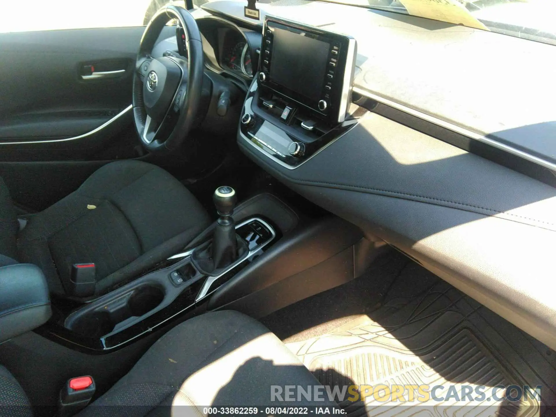 5 fotografías del automóvil dañado JTDM4RCEXLJ016867 TOYOTA COROLLA 2020