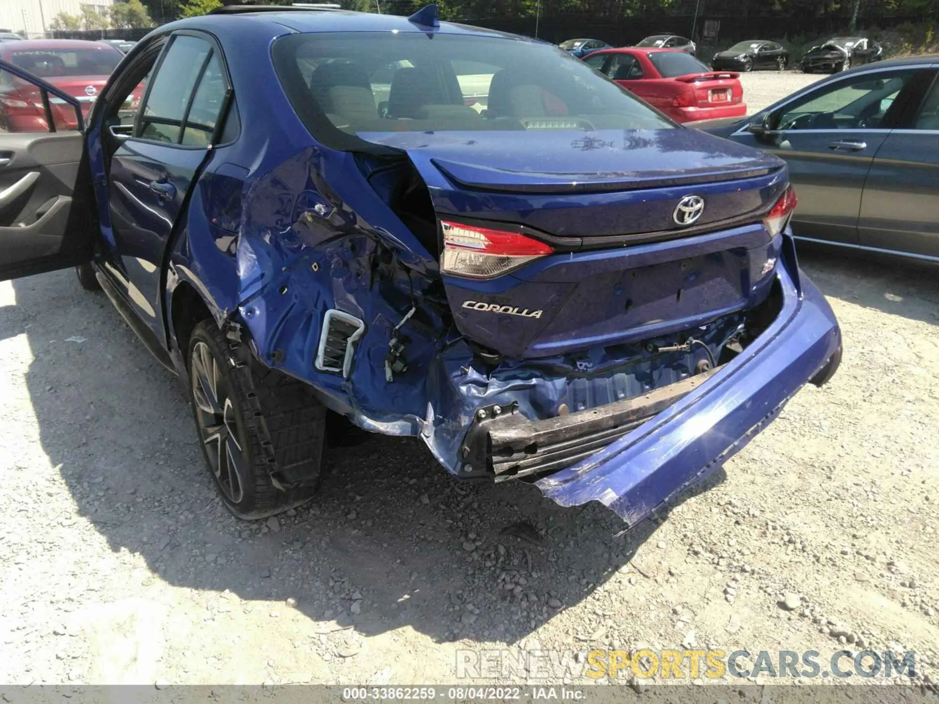 6 fotografías del automóvil dañado JTDM4RCEXLJ016867 TOYOTA COROLLA 2020