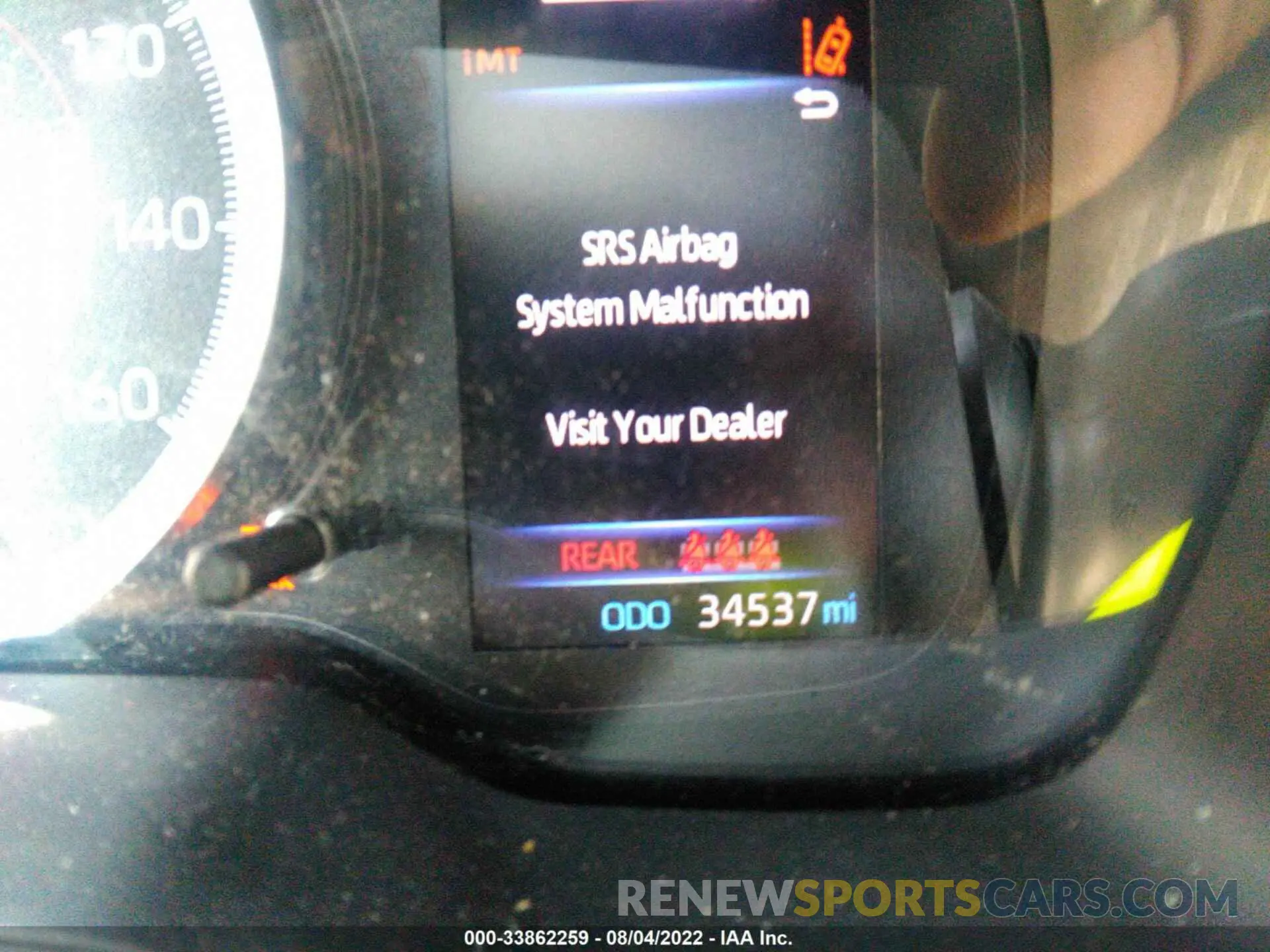 7 fotografías del automóvil dañado JTDM4RCEXLJ016867 TOYOTA COROLLA 2020