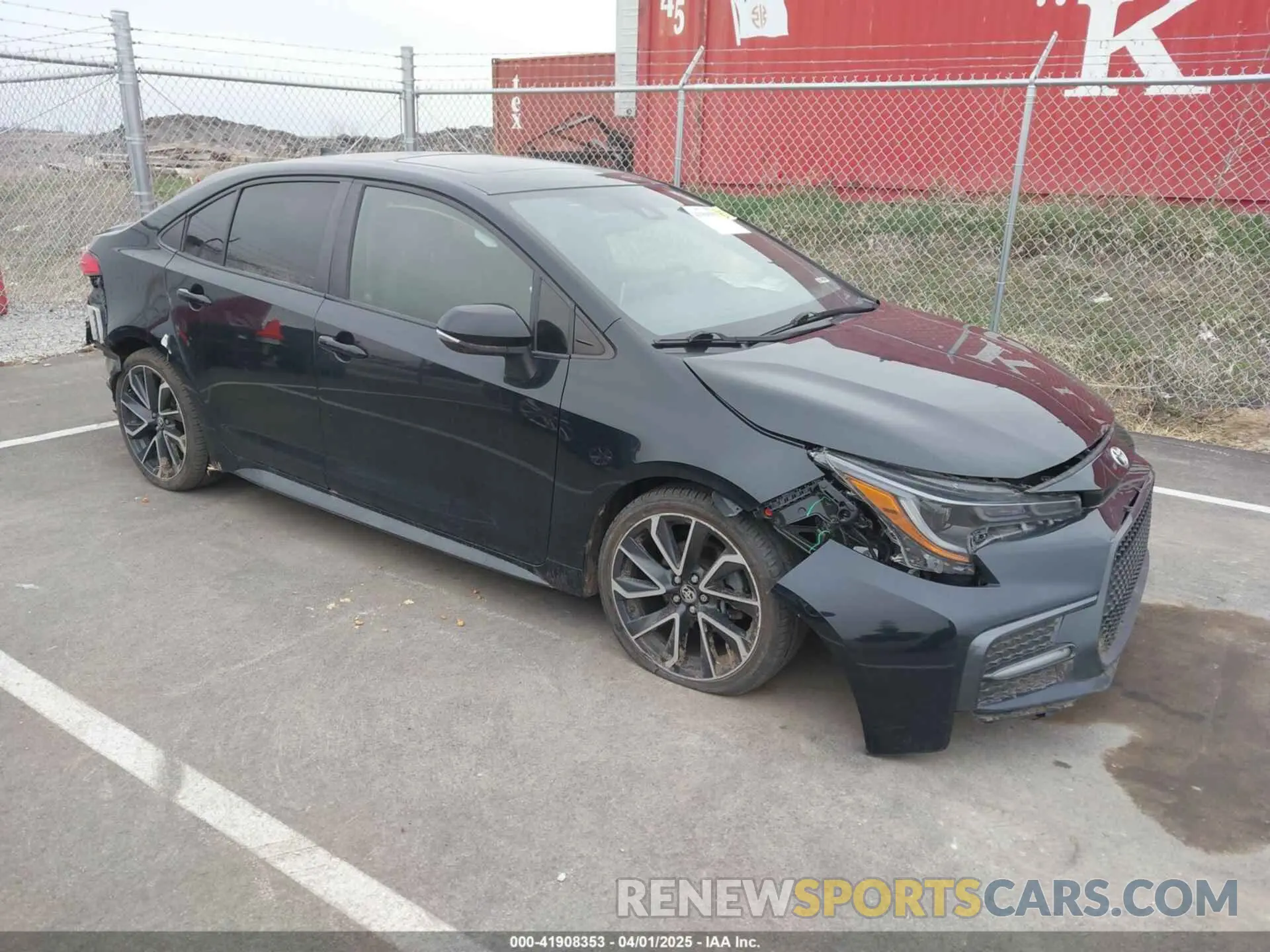 1 fotografías del automóvil dañado JTDP4RCE0LJ008905 TOYOTA COROLLA 2020