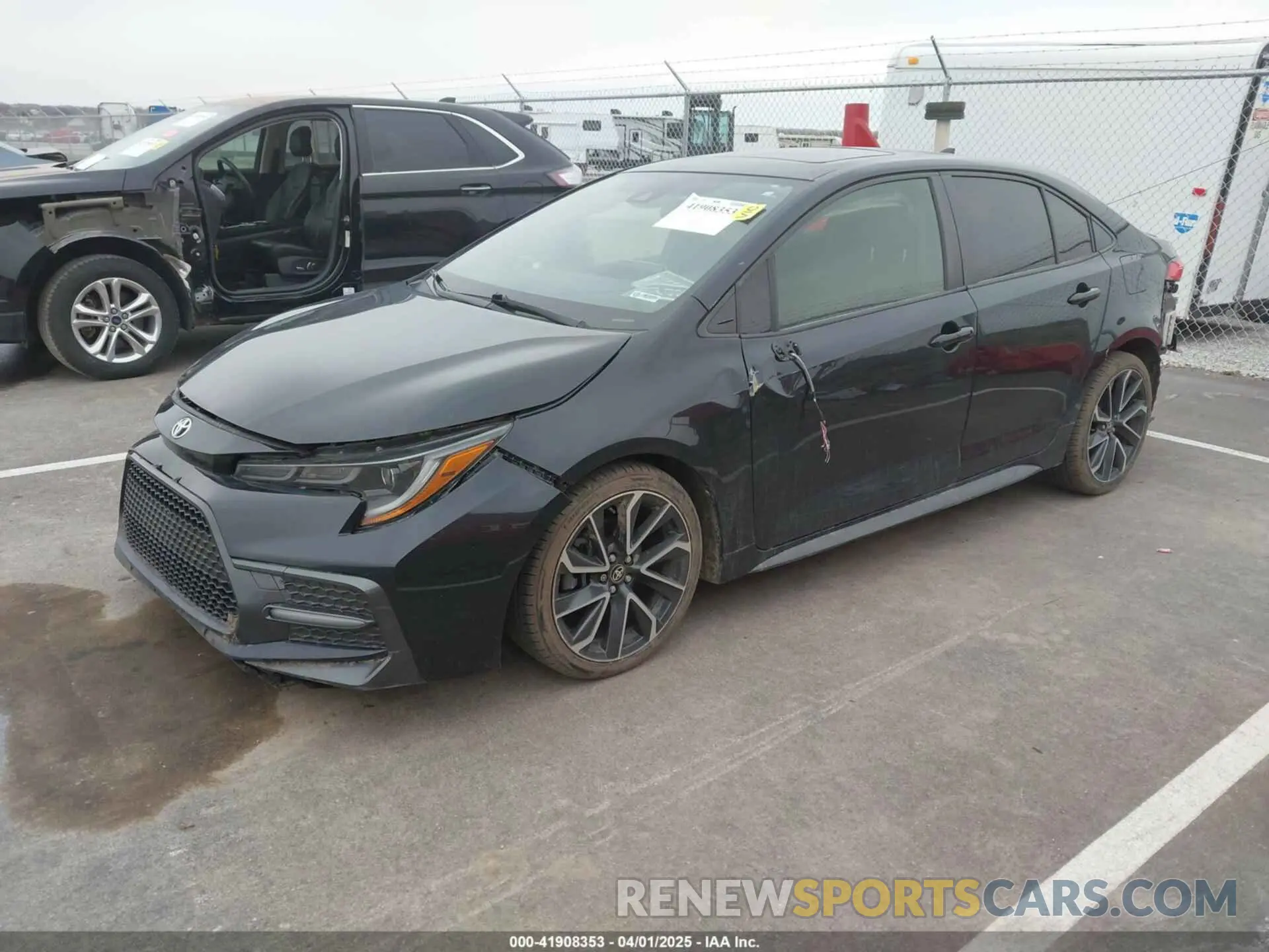 2 fotografías del automóvil dañado JTDP4RCE0LJ008905 TOYOTA COROLLA 2020