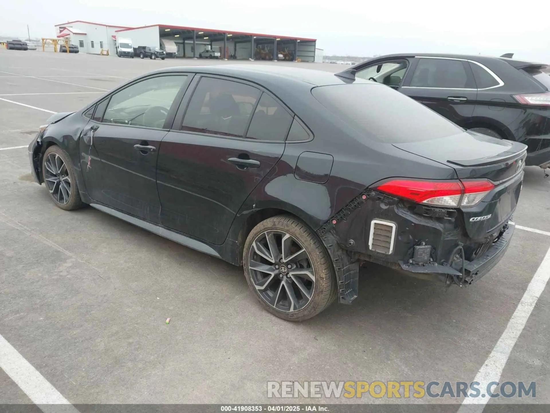 3 fotografías del automóvil dañado JTDP4RCE0LJ008905 TOYOTA COROLLA 2020