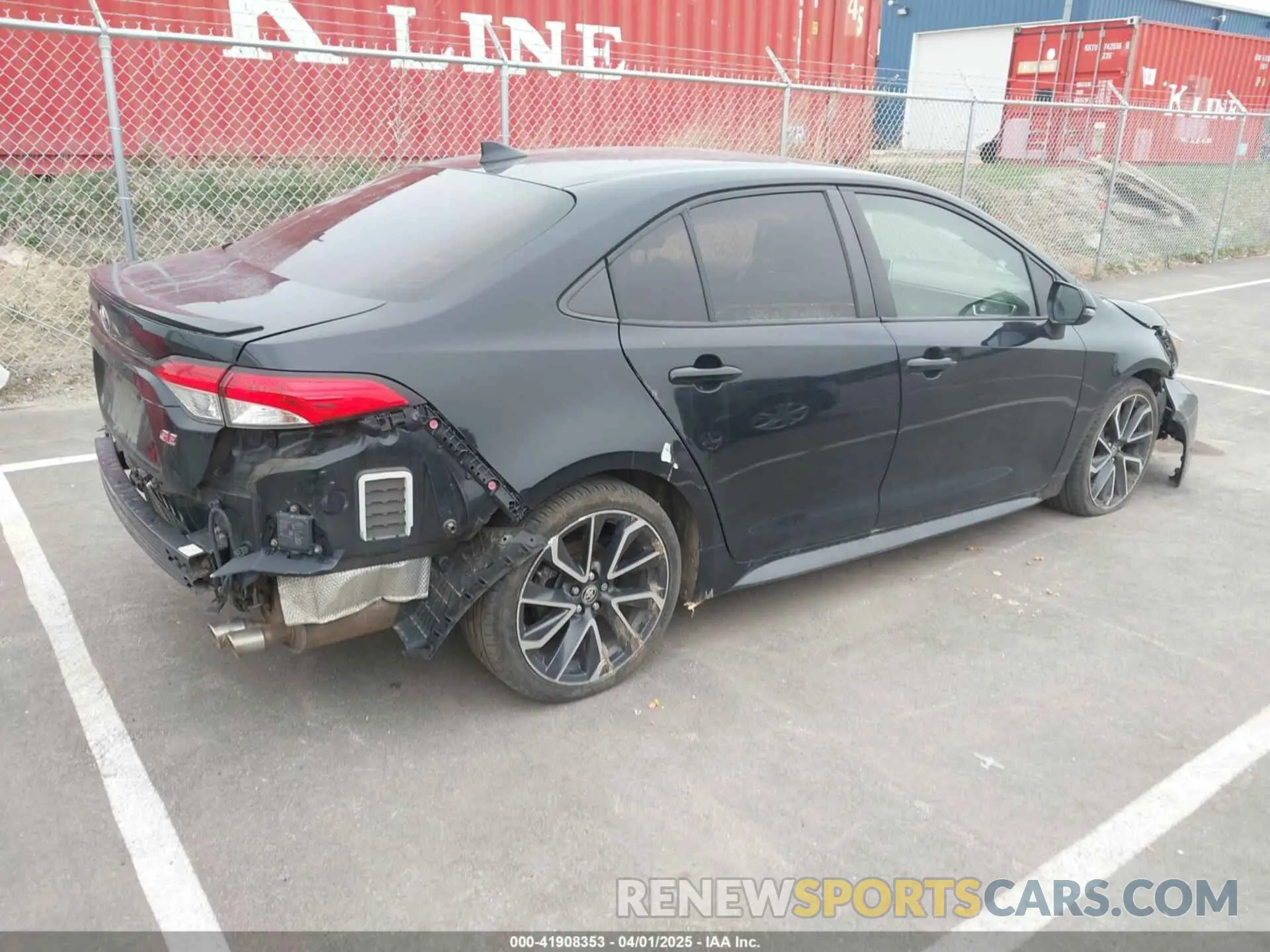 4 fotografías del automóvil dañado JTDP4RCE0LJ008905 TOYOTA COROLLA 2020